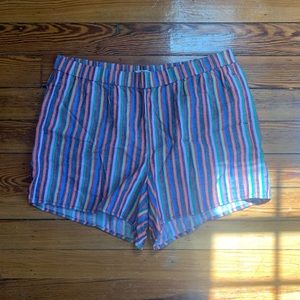 Multi-colored Pull-on Shorts